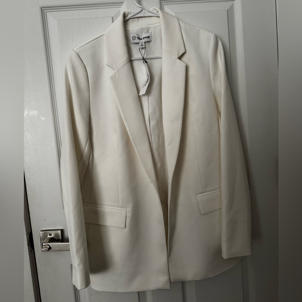 The Drop Women's White Blazer